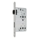 Serrure encastrée pour porte de WC/salle de bain, immeuble, classe 3 - MORTSLOK-CL3-WC-DIN/L-SILV-WT-65-20 - 1