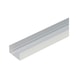 Frame and lateral end profile For GSB 25/50 sliding door fitting - 1