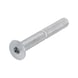Countersunk head screw with hexagon socket ISO 10642, steel, strength class 10.9, zinc flake, silver (ZFSHL) - SCR-CS-ISO10642-010.9-(ZFSHL)-M12X70 - 3