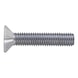 Countersunk screw with hexagon socket head ISO 10642, steel, strength class 10.9, zinc-nickel-plated, silver (ZNSHL) - SCR-ISO10642-010.9-HS5-(ZNSHL)-M8X40 - 1