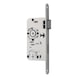 Interior door mortise lock, WC class 1 - MORTSLOK-CL1-WC-DIN/R-SILVER-GREY-20MM - 1