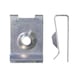 Sheet metal nut, type 3 Large bracket distance - NUT-SHTMET-VW/AUDI-(A3A)-L22,6MM-D4,8MM - 1