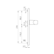 AL 920 door handle on outer plate With cylinder cover - 4