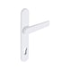 Door handles Flat on exterior plate - DH-ALU-OUTS-H-FL-CK-92-8-210-RAL9016 - 1