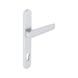 Door handles Flat on exterior plate - DH-ALU-OUTS-H-FL-CK-92-8-216-F1/SILVER - 1