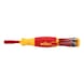 Insulated screwdriver with 6 interchangeable blades - 2