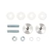 Mounting kit for stainless steel pull handle, type A/glass - MNTKIT-PULHNDL-B-WO-1SIDE/PERSISTENT - 1