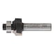 Rounding milling cutter for wood With ball bearing - RDCTR-BALBEAR-TC-S8-D18,7-L50MM - 1