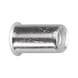Rivet nut Aluminium round small countersunk head, smooth, open - 1