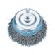 Wire cup brush Steel, crimped, with shank - SRFBRSH-PWRDRL-S6-D50MM - 1