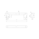 Designer furniture handle D handle - HNDL-ROD-ALU/FINISH-(CR)-POL-12X128MM - 2