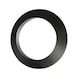 Rubber drain valve seal, conical