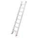 Riveted aluminium single ladder with steps - LANDLDR-ALU-8STEP - 1