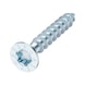 ASSY<SUP>®</SUP> 4 CS fittings screw Steel zinc plated full thread countersunk head - 16