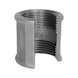 Sleeve with female thread EN10242 M2, hot-dip galvanised malleable iron - 1