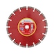 M14 segmented construction site diamond cutting disc - CUTDISC-DIA-CONSTRUCTION-M14-D230MM - 1