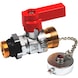 Ball valve KFE M/M heavy-duty vers. self-sealing - 1