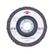 Fleece Flap Disc For use directly on speed-controlled angle grinders - SNDDISC-FLC-FINE-D115MM - 1