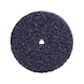 Nylon abrasive fleece disc, purple, with replaceable clamping mandrel - SNDDISC-NYLFAB-PURP-D100MM - 1