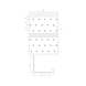 Perforated angle bracket - PERFANGL-60X60X100MM - 2