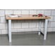 Pracovný stôl BASIC, nastaviteľná výška - WRKBNCH-STA-(BASIC-WT)-HADJ-2000MM - 2