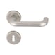 Door handle pair AL 120, U shape - DH-ALU-AL120-F1/SILVER - 3