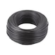 Vehicle cable flat cable FLRYY PVC external sheath, black - VEHCBL-FLRYY-COL-BLACK-2X0,75SMM - 1