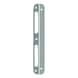 Angled locking plate For rebated wooden doors - 1