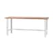 Pracovný stôl BASIC, nastaviteľná výška - WRKBNCH-STA-(BASIC-WT)-HADJ-2000MM - 1