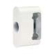 Clamping block For interior door push-in spigot hinges - CLMPBLOCK-INDR-ZD-WHITE - 1