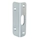 Locking piece For multiple locks with two or four bolts (wooden house doors) for recessing - 4 mm rebate space - 1