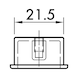 Maniglia di design con aletta MG-ZD 10 In zinco pressofuso - 2