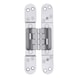VLB 100 3D door hinge - RECESHNGE-VLB100-3D-HINGE-F1/SILVER - 1