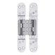 VLB 60 3D door hinge - RECESHNGE-VLB60-3D-HINGE-F1/SILVER - 1