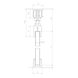 SCHIMOS 40-G binnenschuifdeurbeslagset Voor plafond- en wandmontage voor glazen deuren - 3