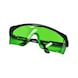 Laser viewing glasses, green