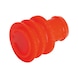 Seal for watertight bushing/pin housing - SEAL-F.PLGHSNG-RED-D3,4MM - 2