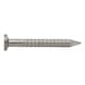 Wire nail stainless steel A4 flat hd groove shaft - 1