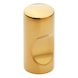 Knob With recessed handle - KNOB-BRS-CYLFORM-GILDED-D12MM - 1