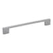 Designer furniture handle D handle, edged - HNDL-BOW-ZD-DESIGN-SQUAR-ALU/FINISH-192 - 1