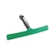 WIPE-N-SHINE squeegee For removing water droplets with handle and mount