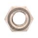 Hexagonal nut, low profile with clamping piece (non-metal insert), imperial - 4
