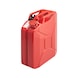 Fuel canister, steel - FUELCANI-STEEL-RED-20LTR - 1