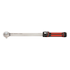 1/2 inch torque wrench With push-through square drive and fine toothed ratchet head (72 teeth)