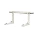 Mounting bracket with sliding bar and rounded shelves - 1