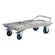 Aluminium folding trolley - CLPSETRLY-ALU-720X450MM - 2