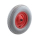 Pneumatic wheel With steel rim for steel cylinder and drum trucks