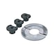 Half-shell set, diameter 72/75/78 mm Universal, 5 pieces