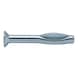Concrete nail steel zinc plated countersunk - 1