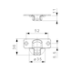Concealed hinge, Nexis click-on 110 With shallow cup depth for thin and profiled doors - HNGE-NEXCLON-SCRON-AUTM-MID-110DGR - 2